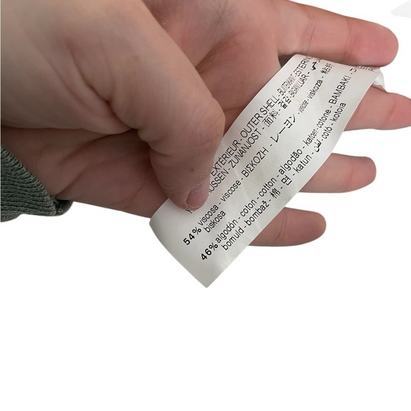 Zara Floral Bubble Crop Top Small - Picture 3 of 6